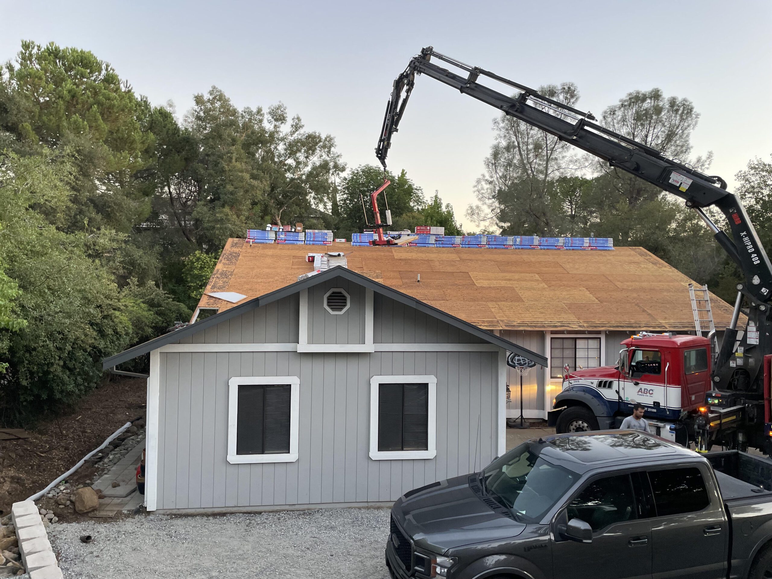 Roofing installation - Cameron Park